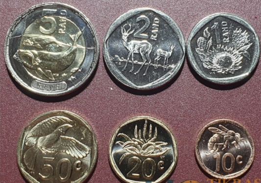 Africa de Sud, 2023-2024, set 6 monede, UNC