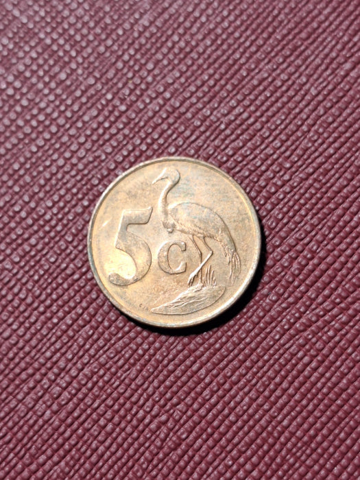 Africa de Sud, 5 centi 1997