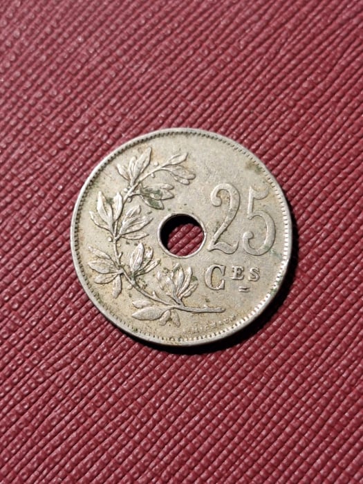 Belgia 25 centimes 1921