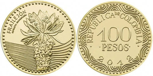 Columbia 100 Pesos 2023 UNC, plante