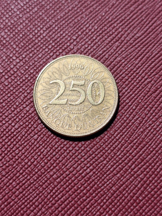 Liban, 250 lire 2006-2018