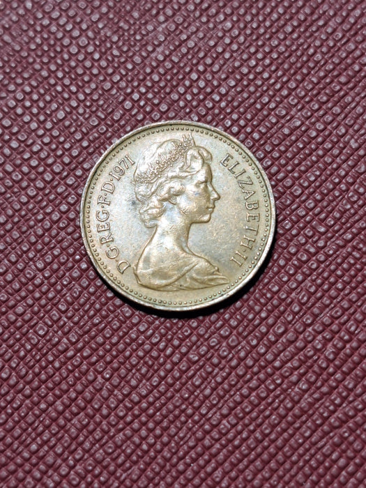 Marea Britanie 1 new penny 1971