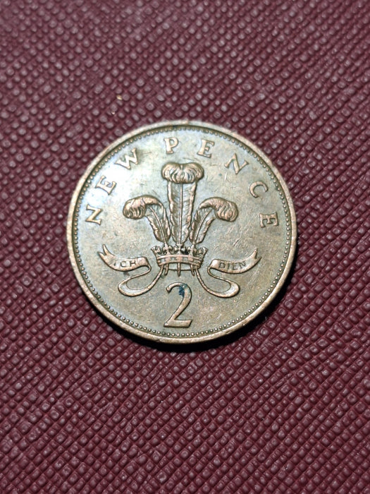 Marea Britanie 2 new pence 1980