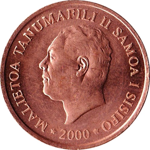 Samoa 2 Sen 2000 FAO - regele Malietoa, UNC