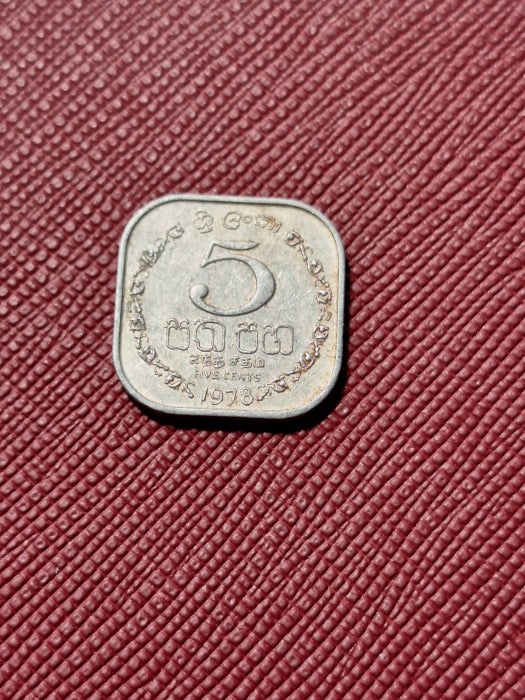 Sri Lanka, 5 centi 1978